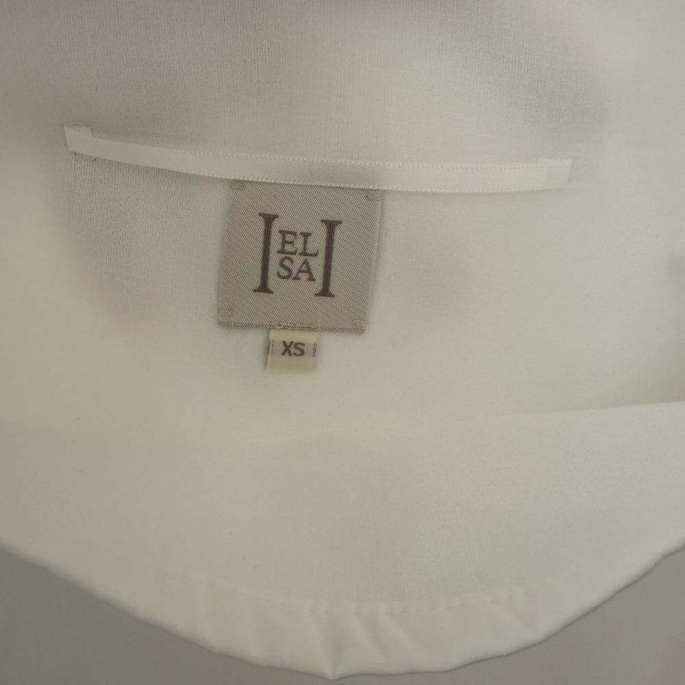 Helsa Midi Wrap Skirt in Tech Poplin in White - Picture 15 of 16